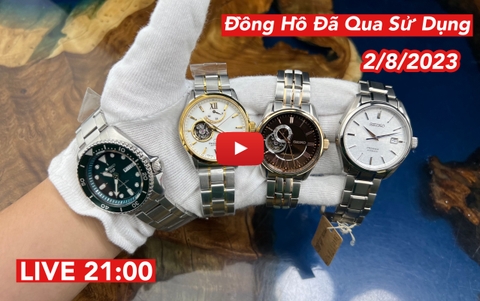 [ 2/8/2023 ] Trên tay một số mẫu đồng hồ Nhật mới về | Đồng hồ Quang Lâm