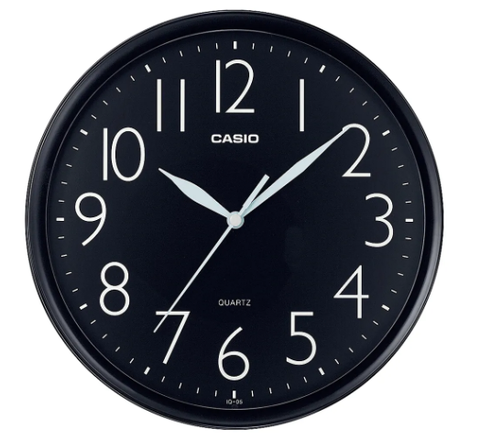 Đồng hồ treo tường Casio IQ-05-1DF | size 25x25cm | Mã số 6018A