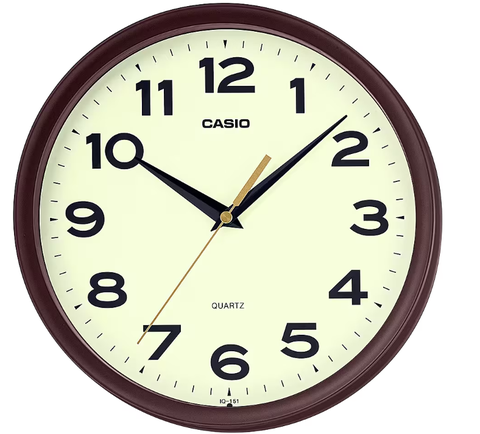 Đồng hồ treo tường casio IQ-151-5DF | Size 25cm | Mã số 6014A