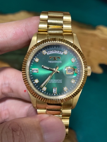 Mã số 380: đồng hồ Technos day date