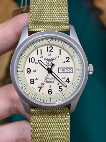 Mã số 409: Seiko 5 quân đội 42mm - Made in Japan (Thuỷ quân lục chiến)