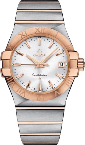 OMEGA CONSTELLATION QUARTZ 18KRG 123.20.35.60.02.001