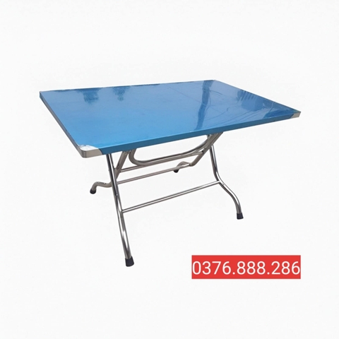 Bàn Xếp Inox 1000 x 600mm – Giải Pháp Tiếp Kiệm Không Gian, Bền Đẹp, Giá Tốt