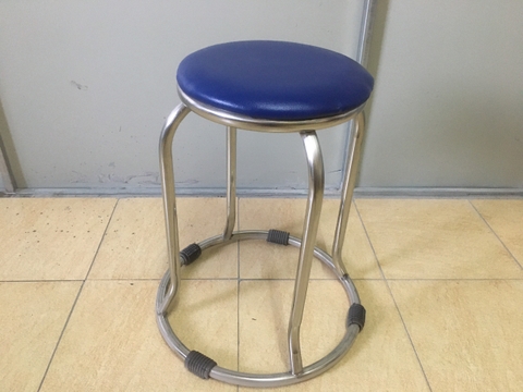Ghế Đôn Chân Vòng Inox Bọc Nệm