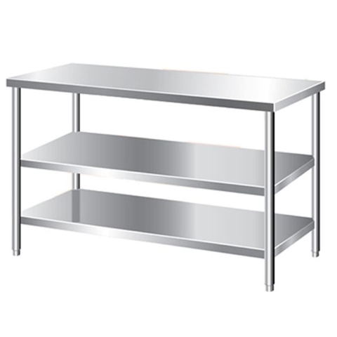 Bàn Chặt Inox 3 Tầng 1600 x 800mm