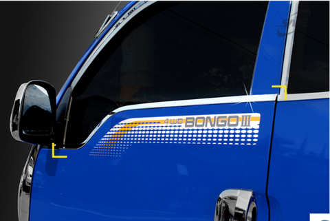 Ốp mạ chân kính K250, Bongo 3