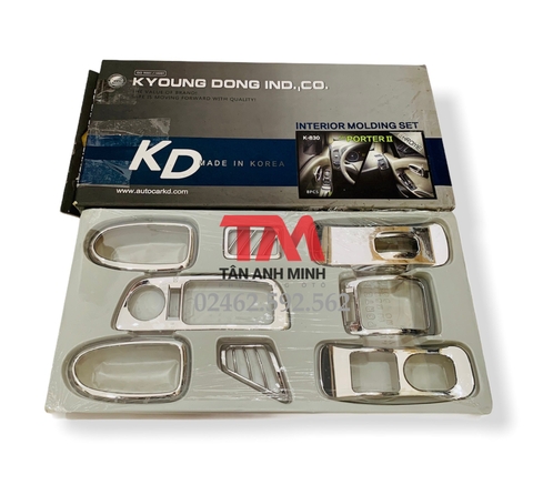 Ốp mạ  trong táp lô Porter 2