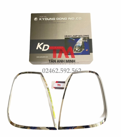Ốp mạ đèn pha K250 mẫu 2