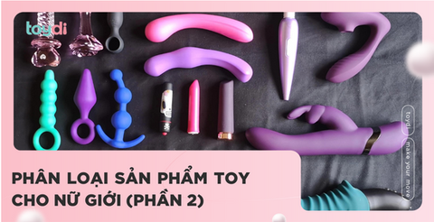 PHÂN LOẠI CÁC SẢN PHẨM SẾCH TOY PHỔ BIẾN Ở NỮ GIỚI (PHẦN 2)
