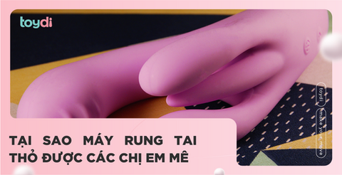 TẠI SAO MÁY RUNG TAI THỎ ĐƯỢC CÁC CHỊ EM NGHIỆN