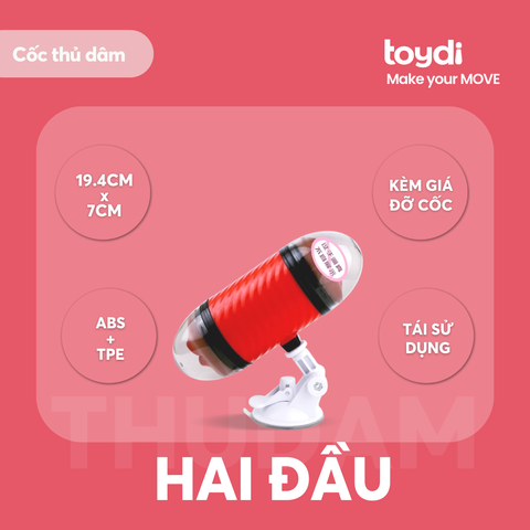 Cốc nam 2 đầu