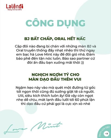 Kẹo bạc hà Love Mint