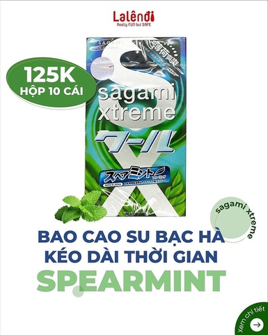 Sagami Bạc hà Xtreme Sprear Mint - 10c