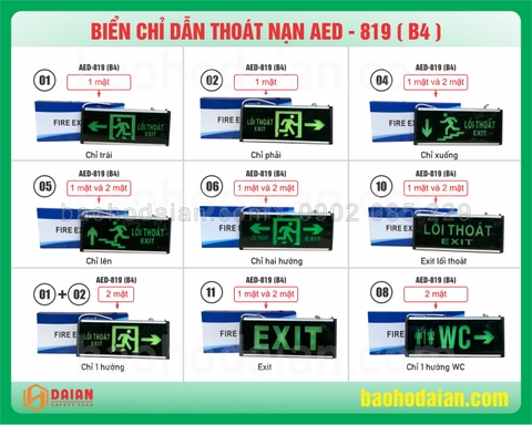 Đèn Exit AED-819