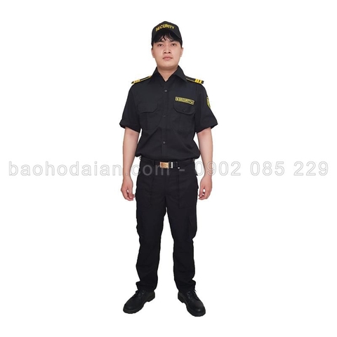 Đồng phục vệ sĩ ngắn tay vải 65/35