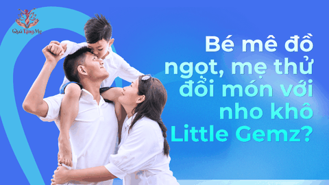 Bé mê đồ ngọt, mẹ thử đổi món với nho khô Little Gemz