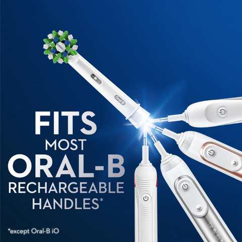 Bộ 3 đầu bàn chải điện thay thế oral-b 3 brush cross action giúp sạch sâu mảng bám kẽ răng