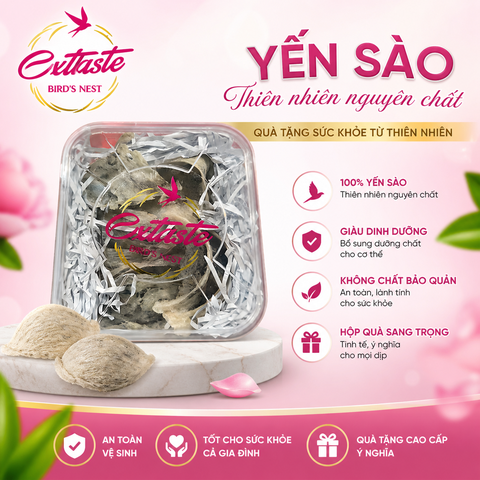 Yến sào thô Extaste Brid’s Nest 100gr thơm ngon bổ dưỡng