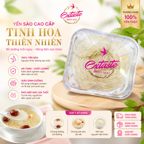 Yến vàng sạch lông Extaste 50g