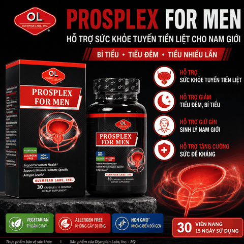 Hỗ trợ tiền liệt tuyến OlympinLabs Prosplex For Men 60 viên