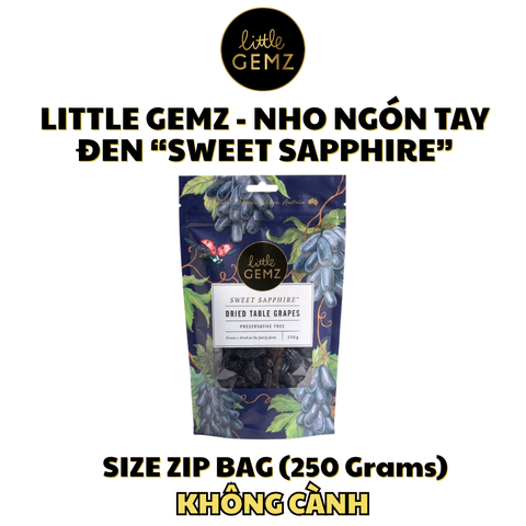 Nho khô Ngón Tay Little Gemz Sweet Sapphire Dried Grapes Clusters 250g