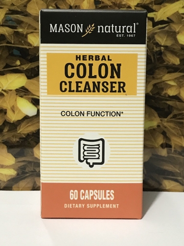 Mason Natural Colon Cleanser hộp 60 viên Hỗ trợ tăng cường sức khỏe đại tràng 60 viên