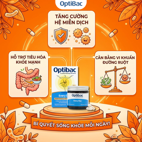 Men vi sinh Optibac Probiotics Every Day hàng ngày 30 viên
