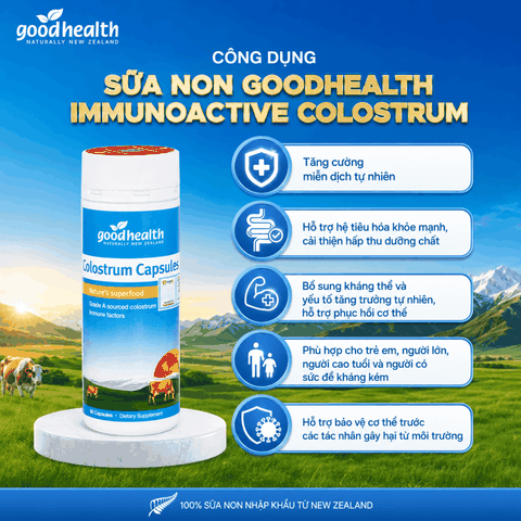 Sữa non dạng viên Goodhealth Immunoactive Colostrum