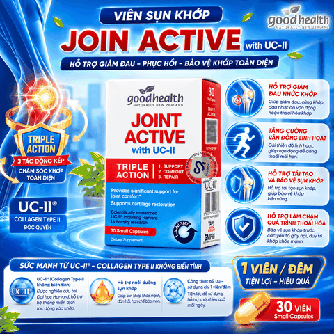 Viên sụn khớp Goodhealth Join Active UC2 30 viên hỗ trợ đau nhức xương khớp