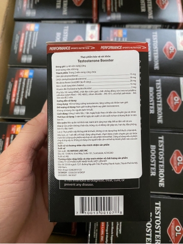 Olympian Labs Testosterone Booster - Hỗ trợ cân bằng và tăng cường sinh lý nam 60 viên