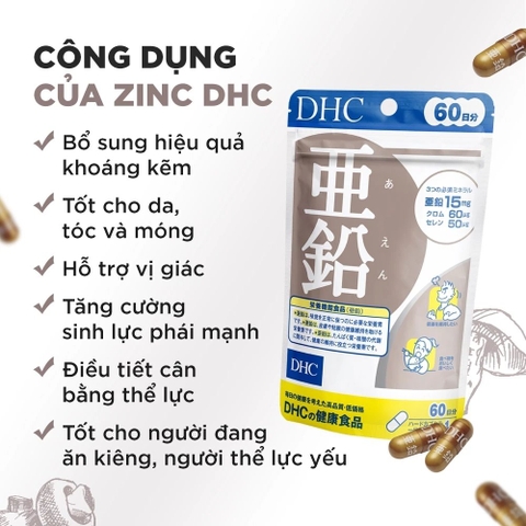 DHC Zinc 60 ngày