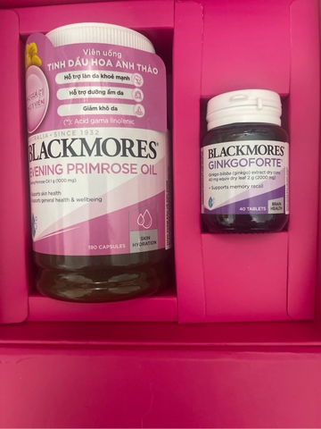 Combo Blackmore evening primrose oil+ Blackmore Ginkgo Forte