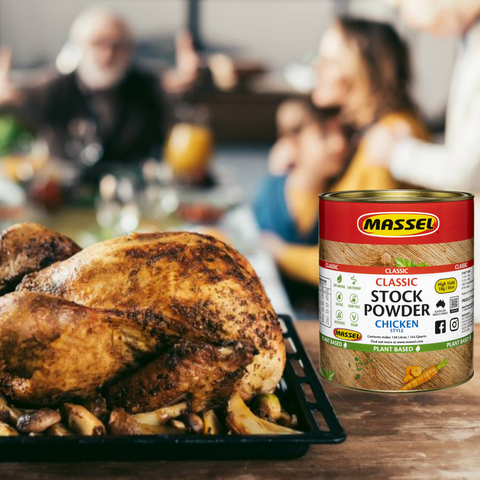 Bột nêm vị gà Massel Classic Stock Power Chicken Style không bột ngọt thơm ngon tiện lợi 2.5kg