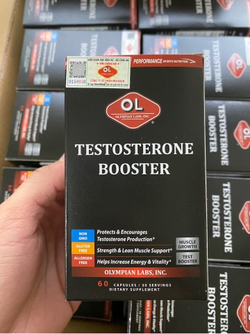 Olympian Labs Testosterone Booster - Hỗ trợ cân bằng và tăng cường sinh lý nam 60 viên