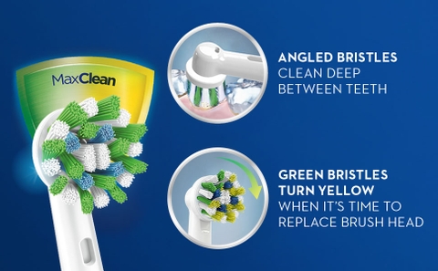 Bộ 5 đầu bàn chải thay thế bàn chải điện oralb brush heads cross action