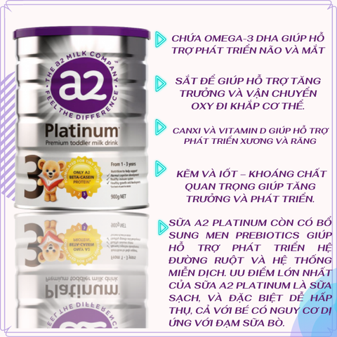 A2 Platinum Follow On Formula Stage 3 900g