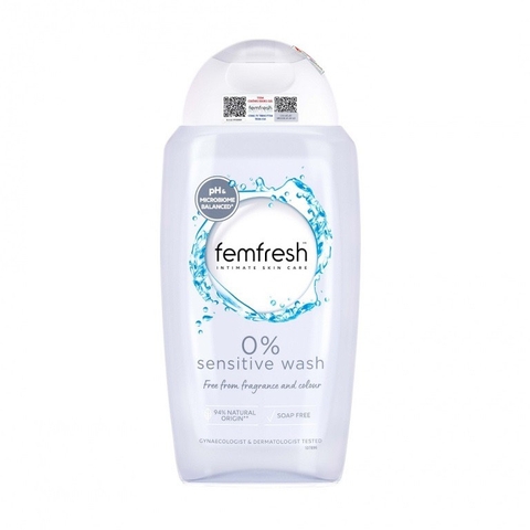 Dung Dịch Vệ Sinh Femfresh 0% Sensitive Wash 250ml: An Toàn Tuyệt Đối Cho Da Nhạy Cảm