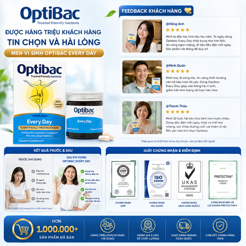 Men vi sinh Optibac Probiotics Every Day hàng ngày 30 viên