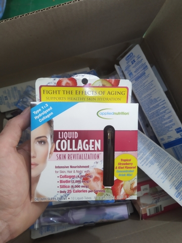 Nước uống Collagen Liquid ngừa lão hóa và bảo vệ da toàn diện hộp 10 ống