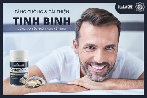 Tinh chất hàu biển NewZeland GoodHealth Oyster Plus - 60 Viên nội địa Úc