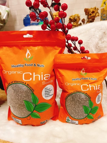 Hạt chia Úc Organic Chia Seed Nature Superfood hữu cơ gói 1kg