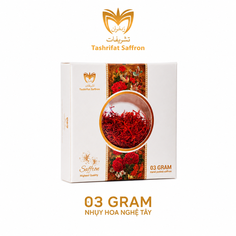 Nhụy hoa nghệ tây saffron premium negin 3g tây á