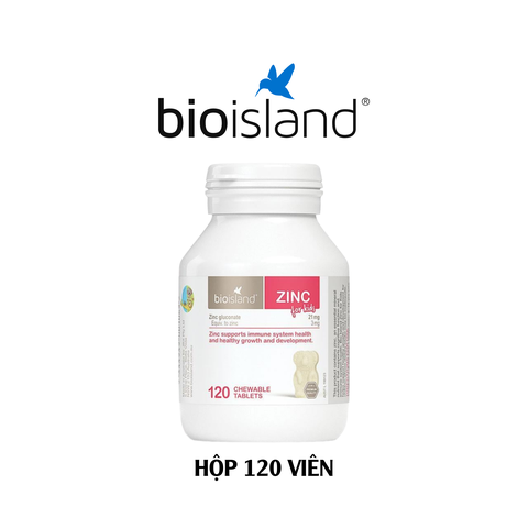 Bio Island ZinC cho bé 120 viên bổ sung kẽm cho bé