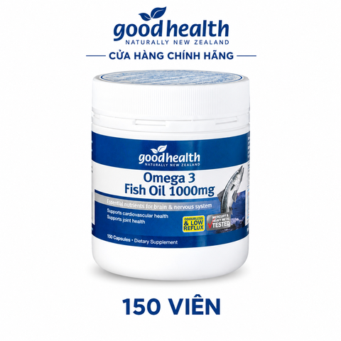 Dầu cá đại dương New Zealand Goodhealth Omega 3 Fish Oil 1000mg 150 viên