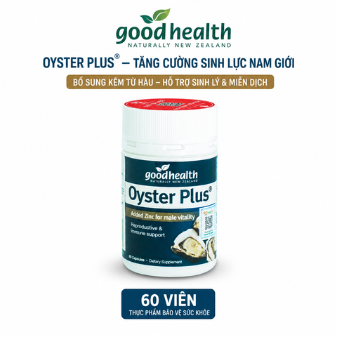 Tinh chất hàu biển Oyster Plus Goodhealth tăng cường sức khỏe sinh lý nam giới 60 viên