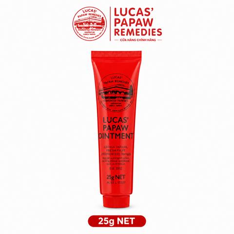 Kem đa năng Lucas Papaw Ointment chiết xuất đu đủ hỗ trợ làm dịu da tuýp 25g