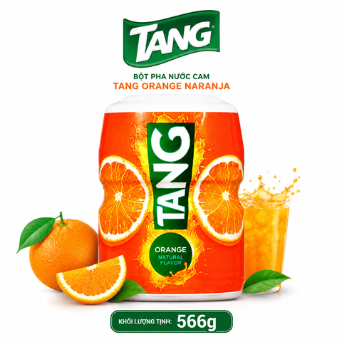 Bột pha nước cam Tang Orange Naranja Mỹ tốt cho sức khỏe hộp 566g