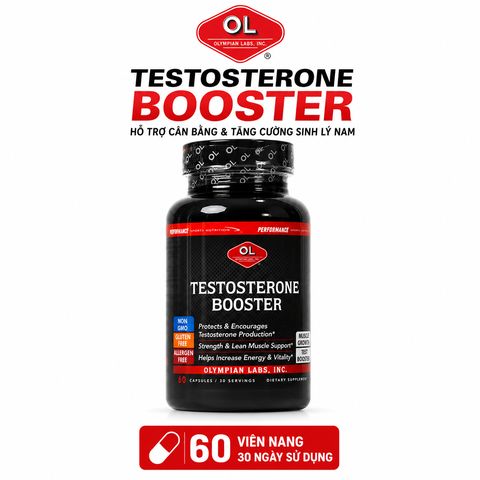 Olympian Labs Testosterone Booster - Hỗ trợ cân bằng và tăng cường sinh lý nam 60 viên