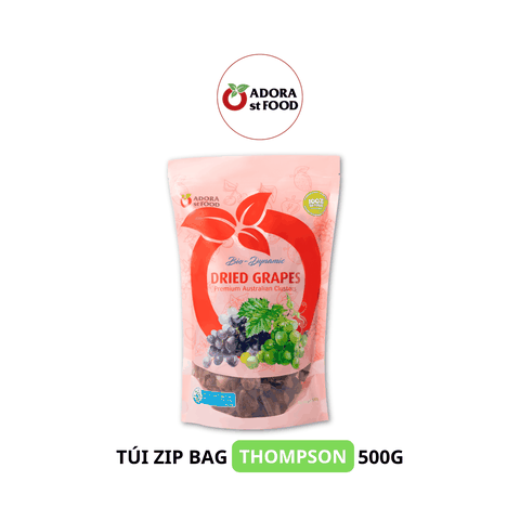 Nho khô nguyên cành Adora st Food Crimson Dried Table Grapes Cluster 500g đặc sản của Úc