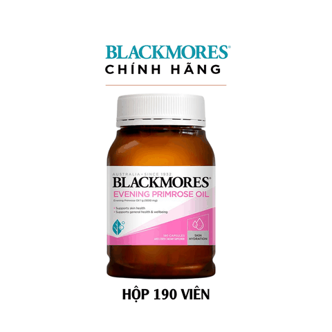 Tinh Dầu Hoa Anh Thảo Blackmores Evening Primrose Oil 190 Viên – Bí Quyết Cân Bằng Nội Tiết & Đẹp Da Toàn Diện